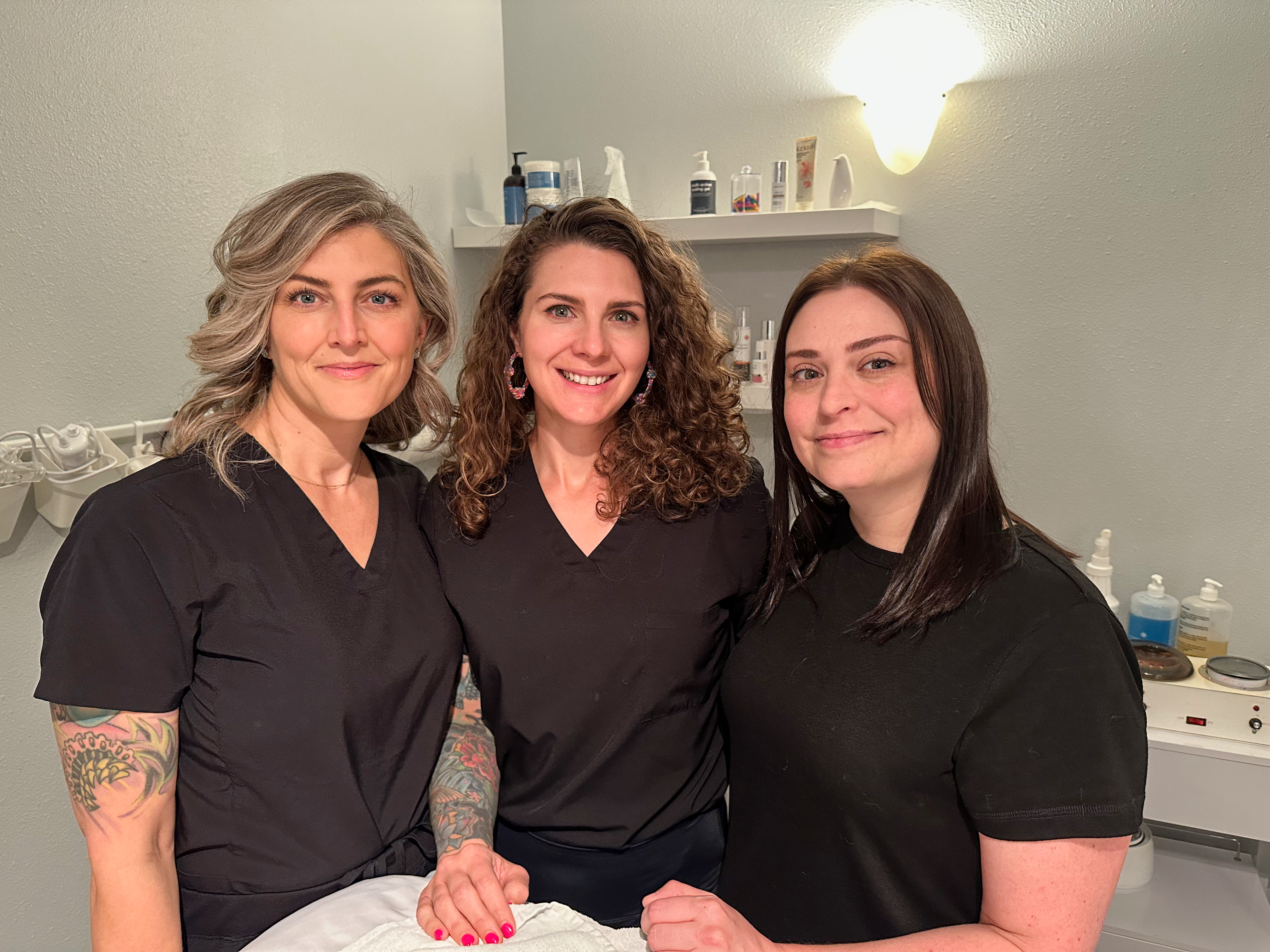 Three members of our Advanced Aesthetics team